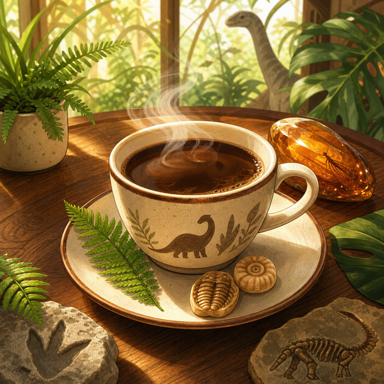 温室ブレンドのコーヒー